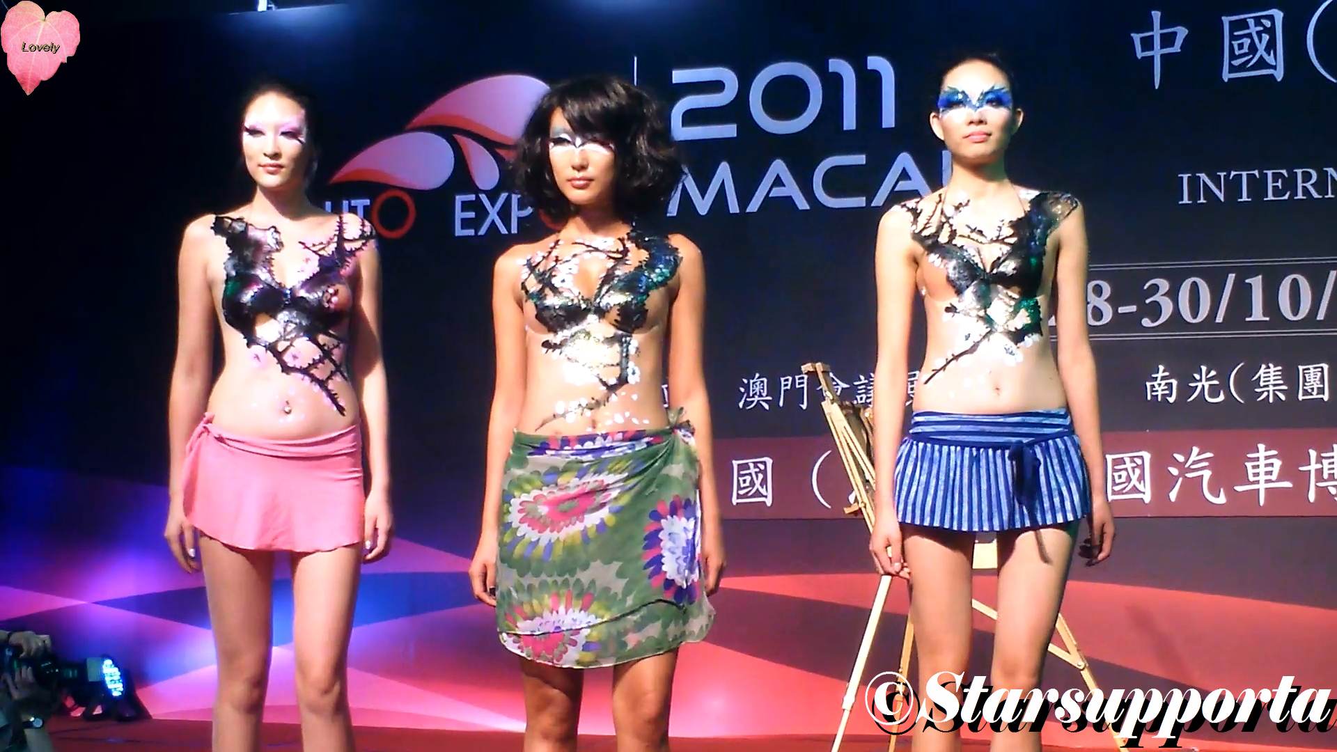20111028 第一屆中國(澳門)國際汽車博覽會 - 主舞台: 汽車模特彩繪秀 @ 澳門斯尼斯人